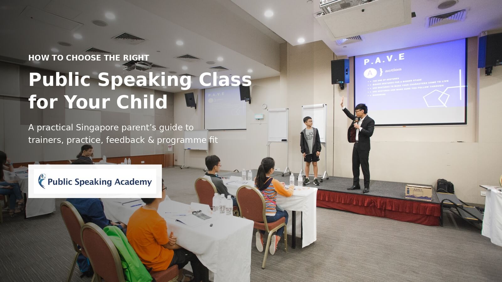 How to Choose the Right Public Speaking Class for Your Child in Singapore - Looking for public speaking classes for kids in Singapore? Learn how to evaluate trainers, class siz