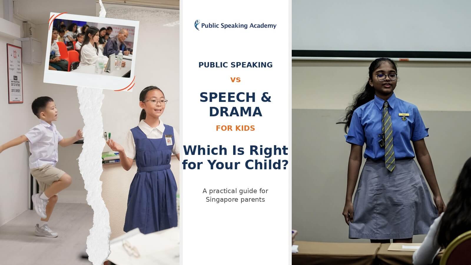 Public Speaking vs Speech & Drama for Kids in Singapore: Which Is Right for Your Child? - Public Speaking or Speech & Drama for your child? Learn the key differences, which skills each devel