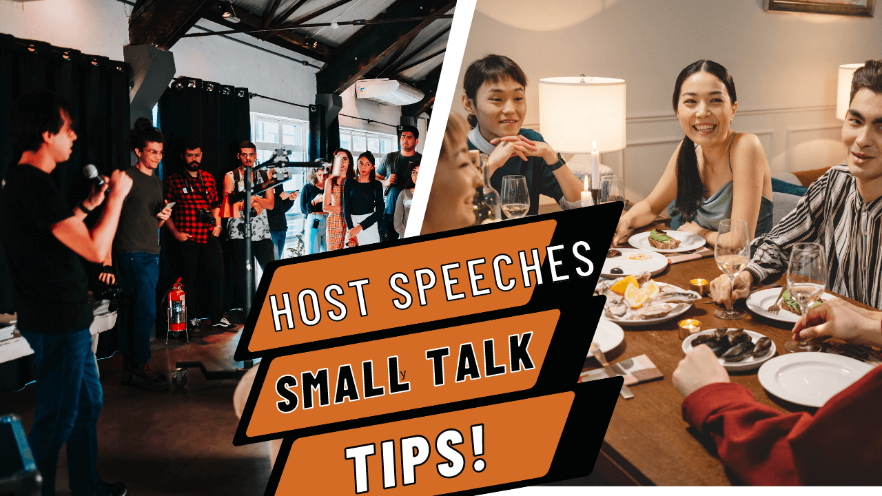 Effective Communication Skills | Deliver charismatic event speeches as a host & engage with small talk - How to host an event speech & sustain small talk at festive parties and office events &nb
